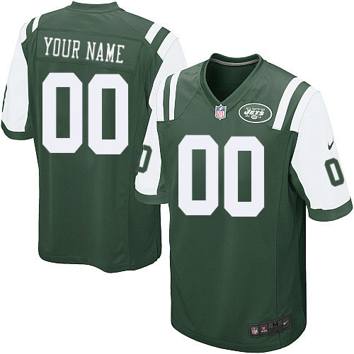 Nike New York Jets Customized Green Stitched Youth NFL Jersey